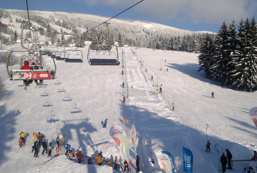 Wintersport Skiareal Rokytnice